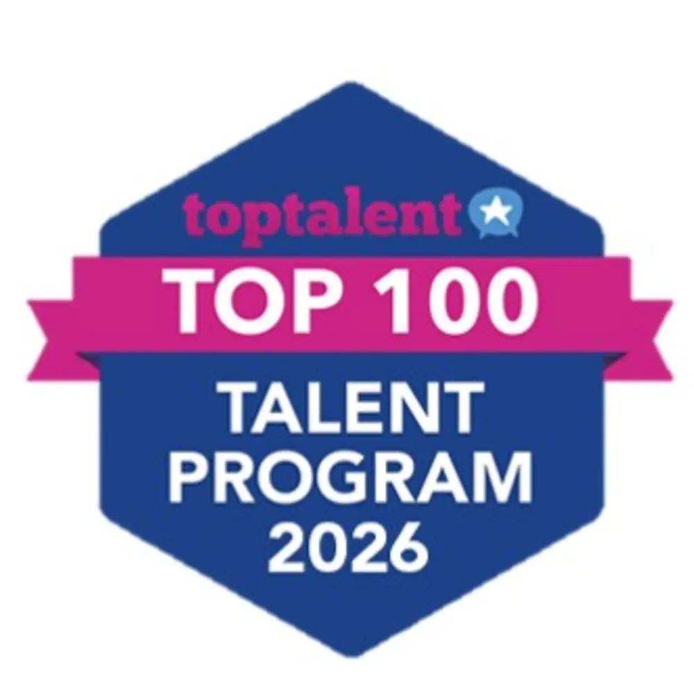 Sigla premiului Top 100 Talent Program 2026.